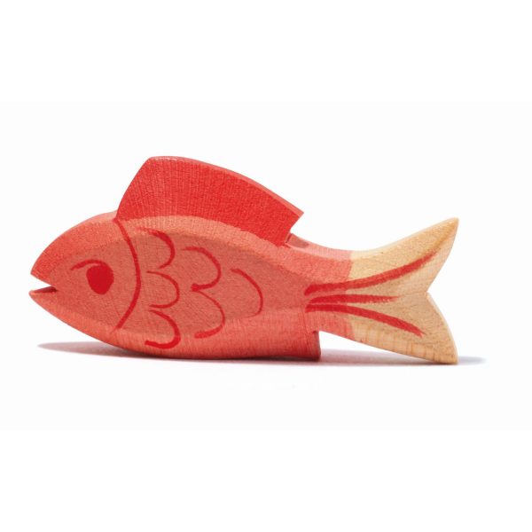 Figura legno Pesce rosso - Ostheimer