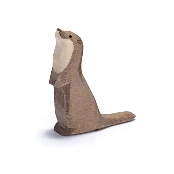 Figura legno lontra in piedi - Ostheimer