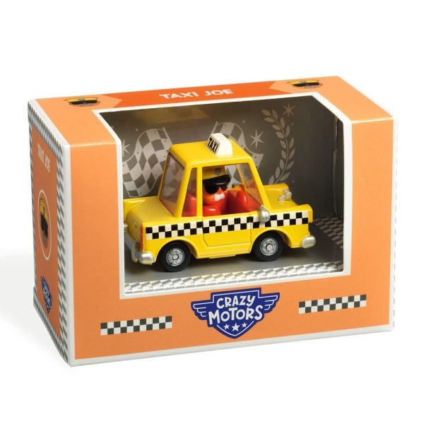 Mini Auto Crazy Motors Taxi Joe Djeco