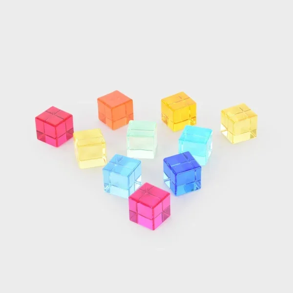 Set 10 cubi acrilici Tickit