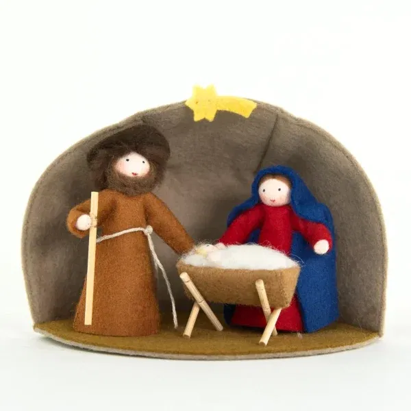 Set Presepe Waldorf 3 figure Ambro-dolls