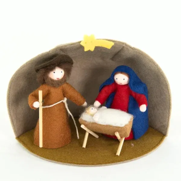 Set Presepe Waldorf 3 figure Ambro-dolls 108