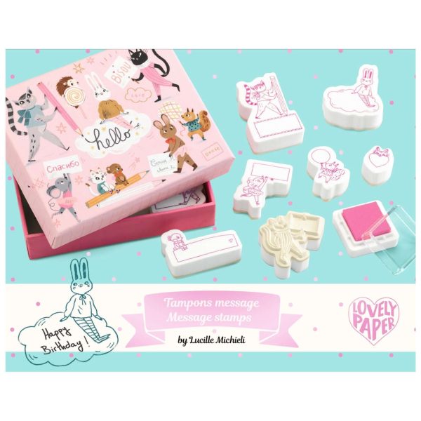 Set creativo Stamps Lucille Djeco
