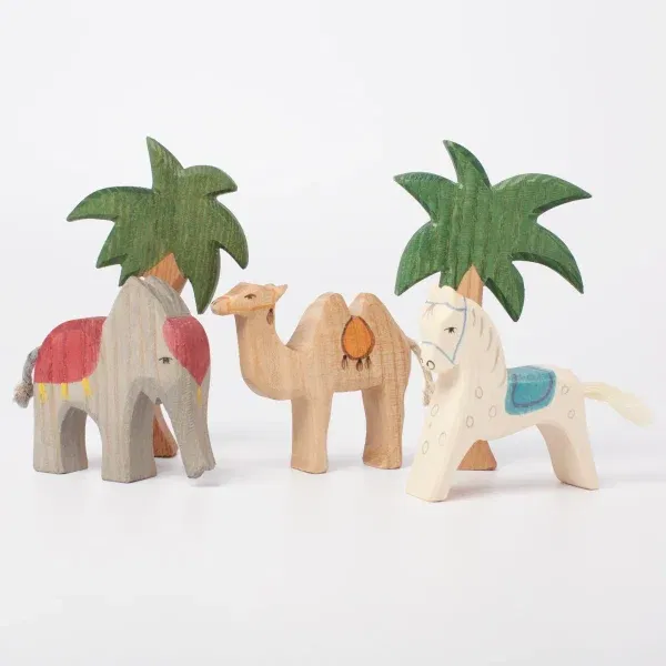 Set mini Figure legno cavalcature - Ostheimer