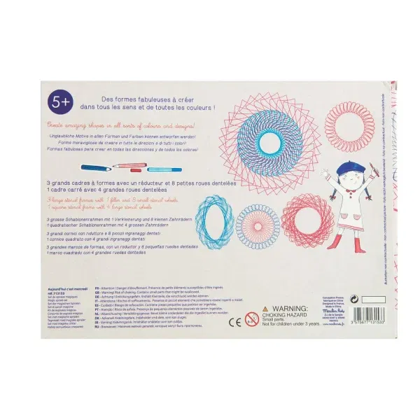 Set spirali magiche disegna e colora Moulin Roty