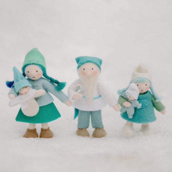 Figura Waldorf mamma Gnomo inverno Ambro-dolls 102
