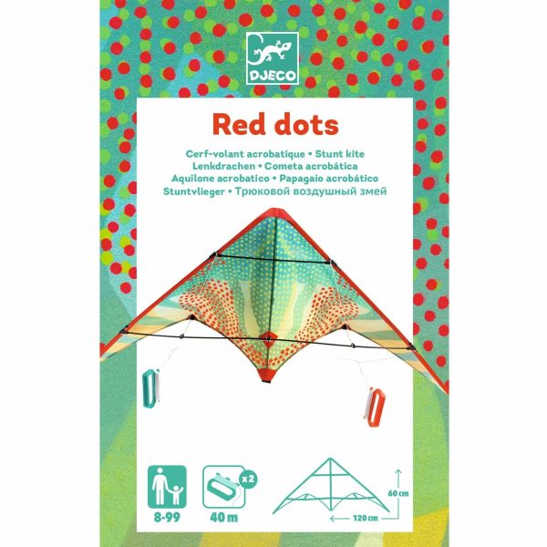 Aquilone acrobatico Red Dots Djeco