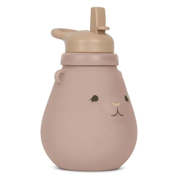 Bicchiere con cannuccia Sippy cup golden caramel LIEWOOD - Babookidsdesign
