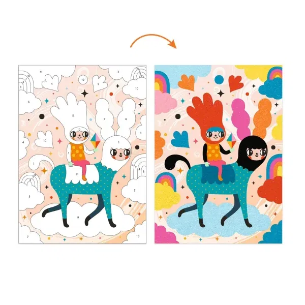 Set artistico SABBIA COLORATA Sweet color Djeco