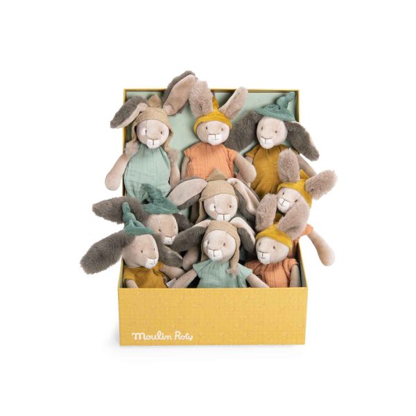Pupazzetto Ocra Trois petits lapins Moulin Roty