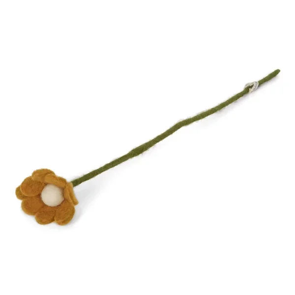 Fiore in feltro anemone gialla piccola GRY & SIF