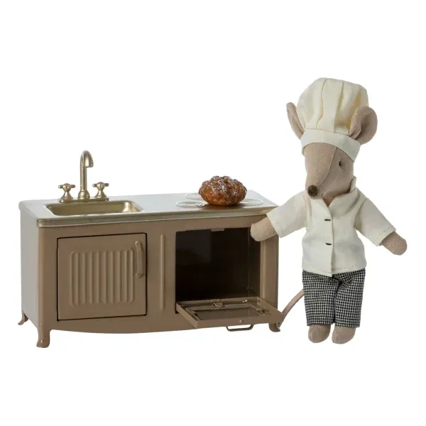 Cucina vintage topo marrone Maileg
