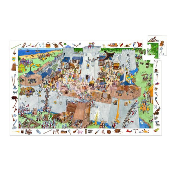 Puzzle di osservazione Il Castello 100 pezzi Djeco