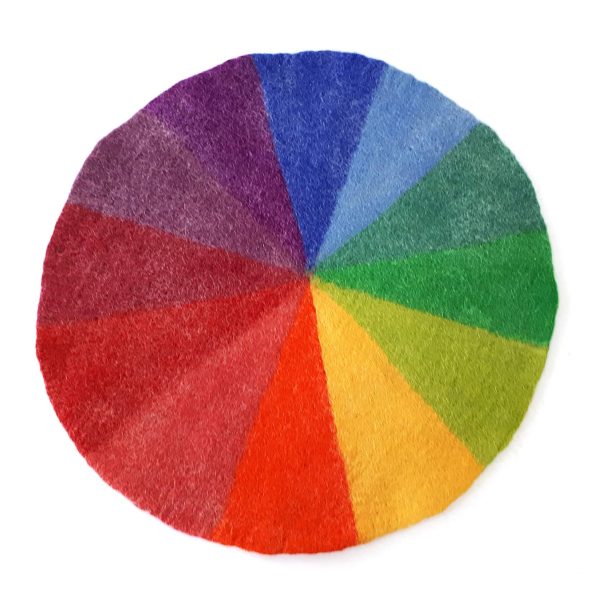 Ruota dei colori in feltro diametro 50 cm Bauspiel