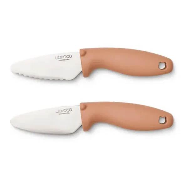 Set 2 coltelli ergonomici manico anti scivolo Perry rose LIEWOOD