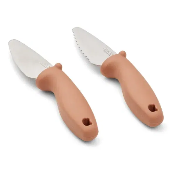 Set 2 coltelli ergonomici manico anti scivolo Perry rose LIEWOOD