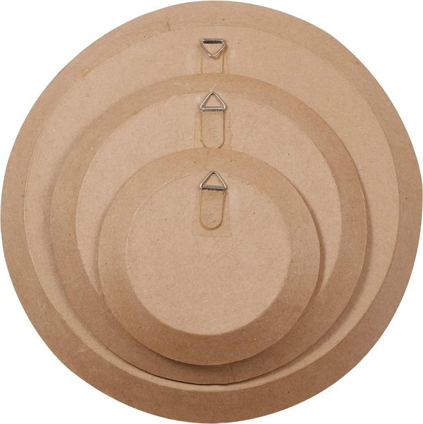 Set 3 piatti da appendere da decorare Decopatch