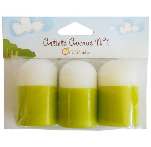 Set 3 tamponi a dito Avenue Mandarine