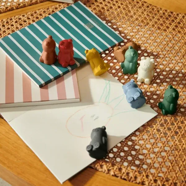 Set 9 pastelli Mr Bear Wallace LIEWOOD