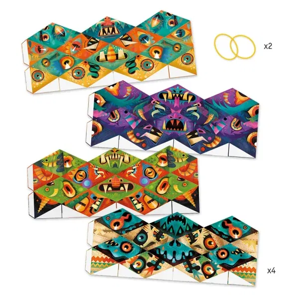 Set artistico Carte gioco origami KALEIDO Djeco