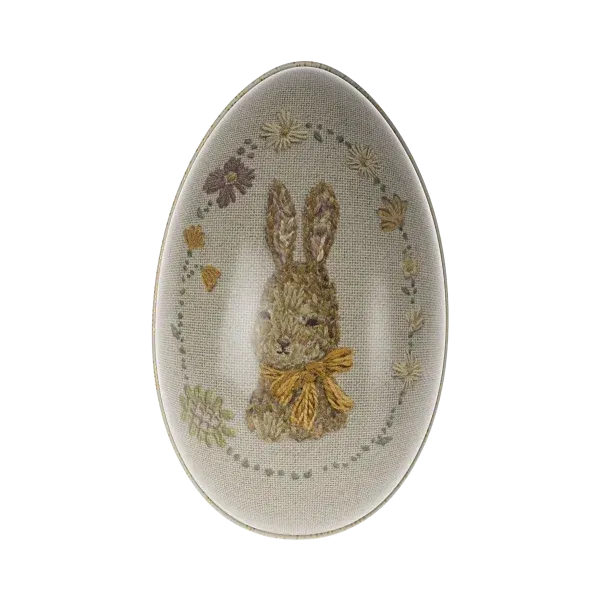 Uovo di Pasqua in metallo coniglio Maileg