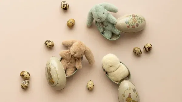 Uovo di Pasqua in metallo pulcino Maileg