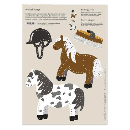Cartolina A5 da punzonare Pony