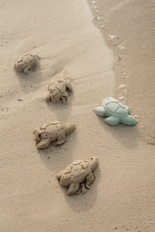 Set spiaggia palette e formine boat Little Dutch