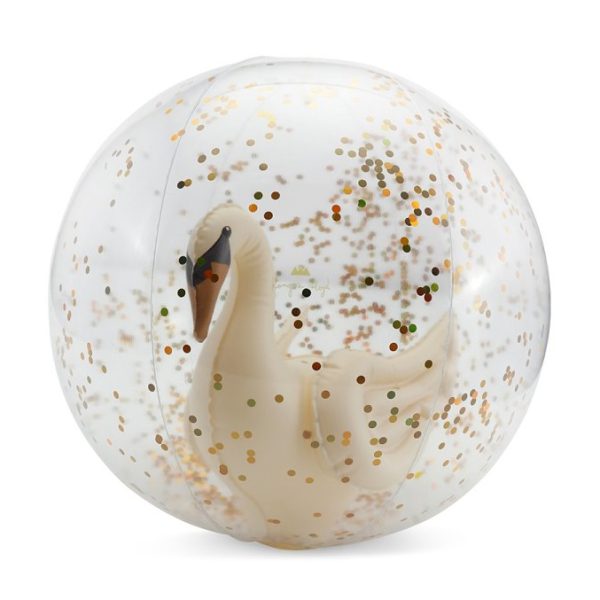 Palla gigante gonfiabile swan glitter Konges sløjd