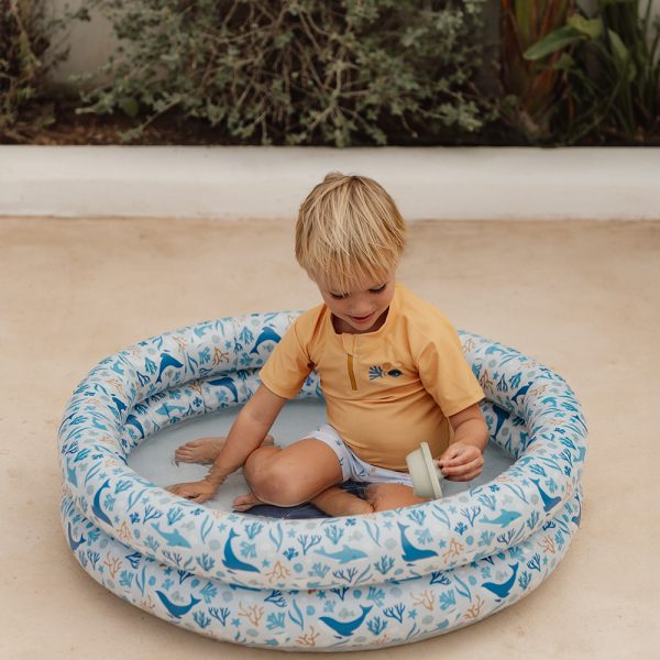 Piscina gonfiabile cm 80 Ocean blue Little Dutch