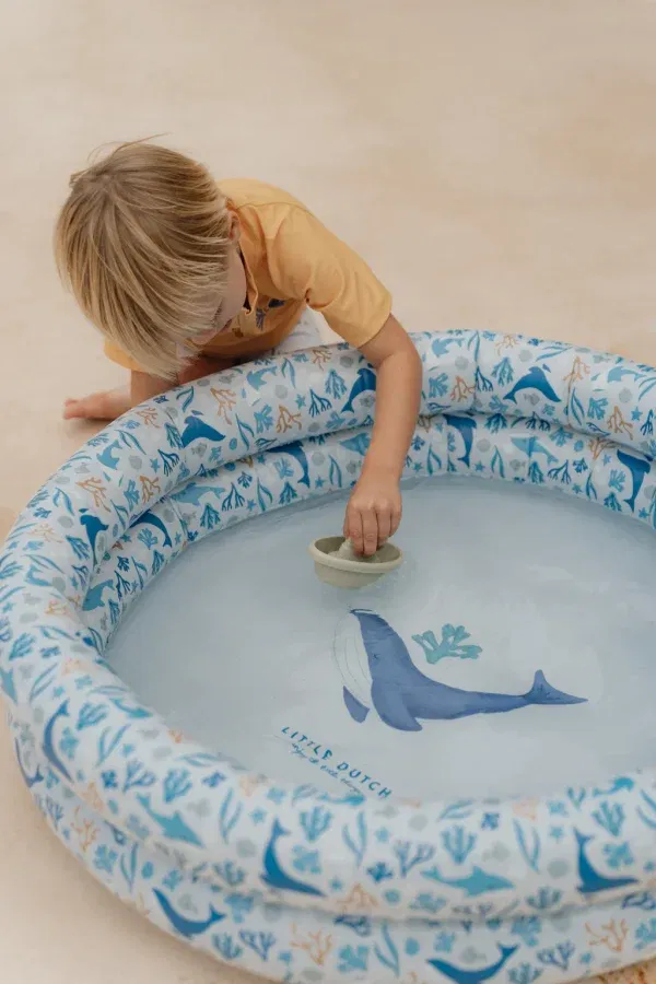 Piscina gonfiabile cm 80 Ocean blue Little Dutch