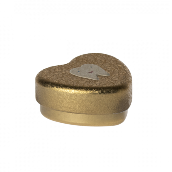 Scatolina di latta per topino dei denti oro New Maileg