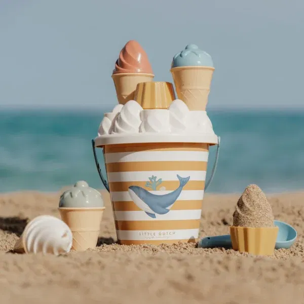 Set spiaggia crea gelati e cupcake blue Little Dutch