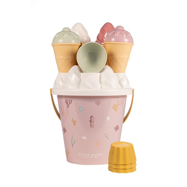 Set spiaggia crea gelati e cupcake rose Little Dutch