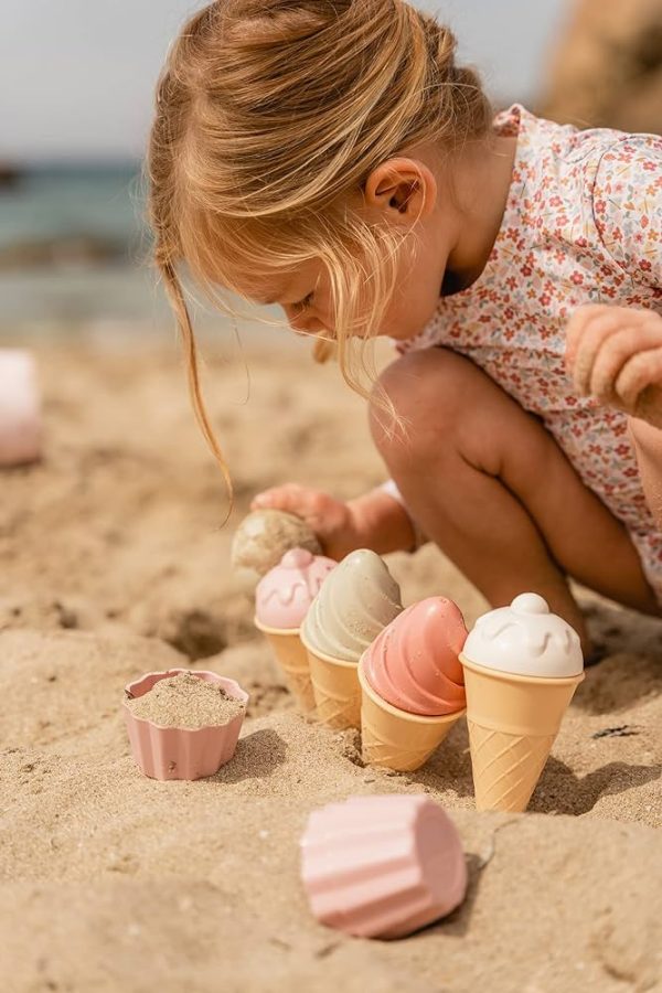 Set spiaggia crea gelati e cupcake rose Little Dutch