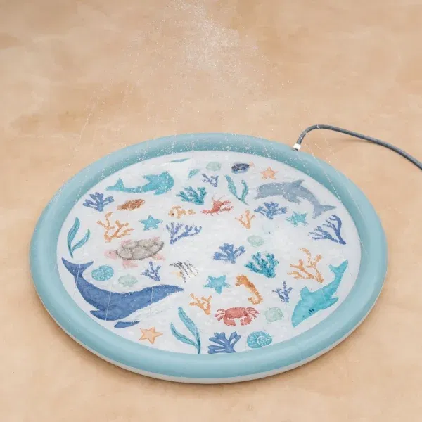 Tappeto mille spruzzi Ocean blue Little Dutch