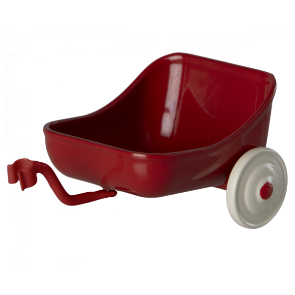 Carrellino per triciclo Topi rosso Maileg