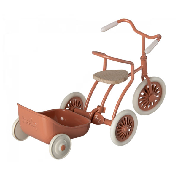 Carrellino per triciclo Topi corallo Maileg