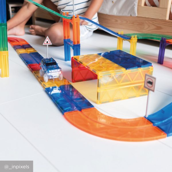 Cleverclixx costruzioni magnetiche espansione curve Race Track 15 pezzi