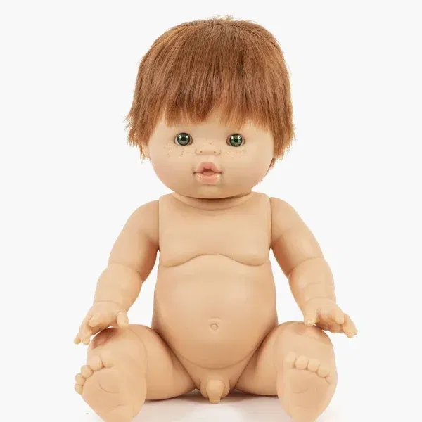 Bambola Baby Doll Raphael maschio con capelli Paola Reina