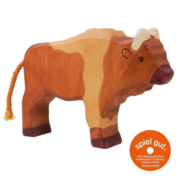 Figura legno bisonte - Holztiger