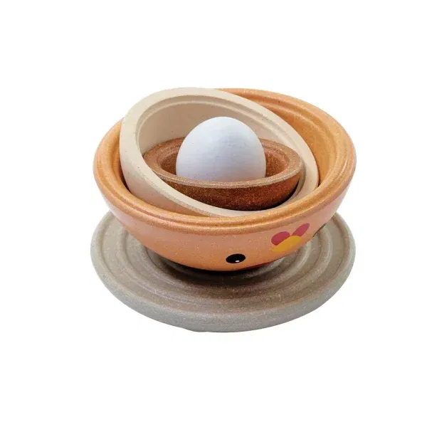 Gioco impilabile equilibrio gallina Rustic Plan Toys