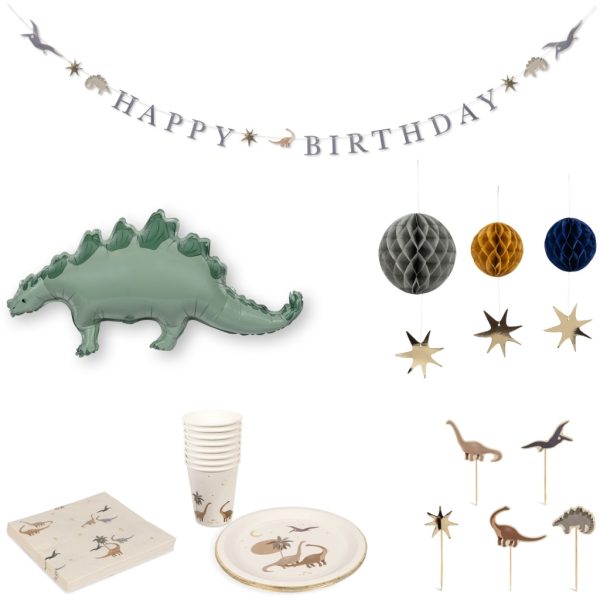 Kit decorazioni compleanno Dino Konges sløjd