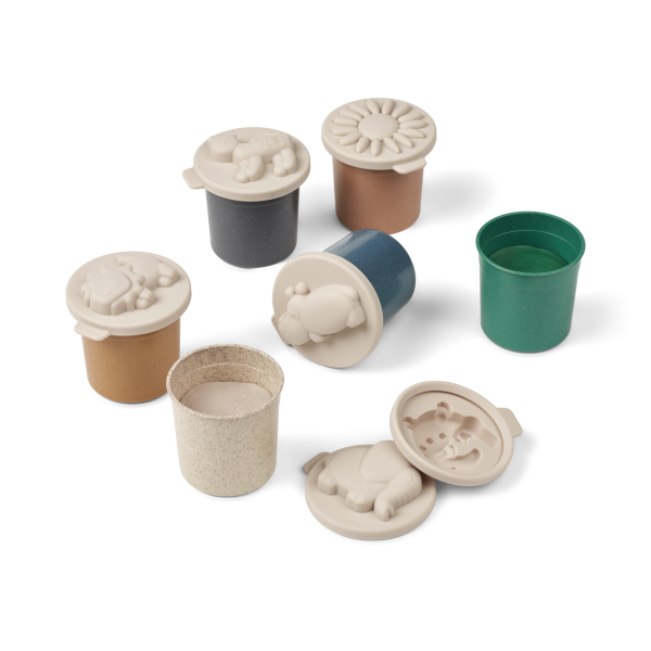 Set 6 barattoli pasta modellabile Safari LIEWOOD