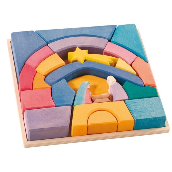 Set costruzioni Natività arcobaleno - Ostheimer