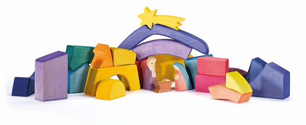 Set costruzioni Natività arcobaleno - Ostheimer