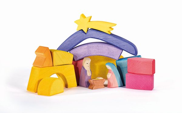 Set costruzioni Natività arcobaleno - Ostheimer