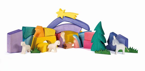 Set costruzioni Natività arcobaleno - Ostheimer