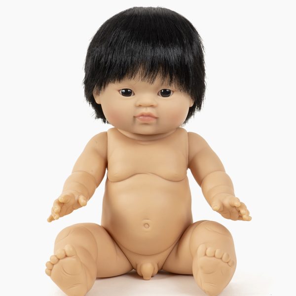 Bambola Baby Doll Jude maschio con capelli Paola Reina