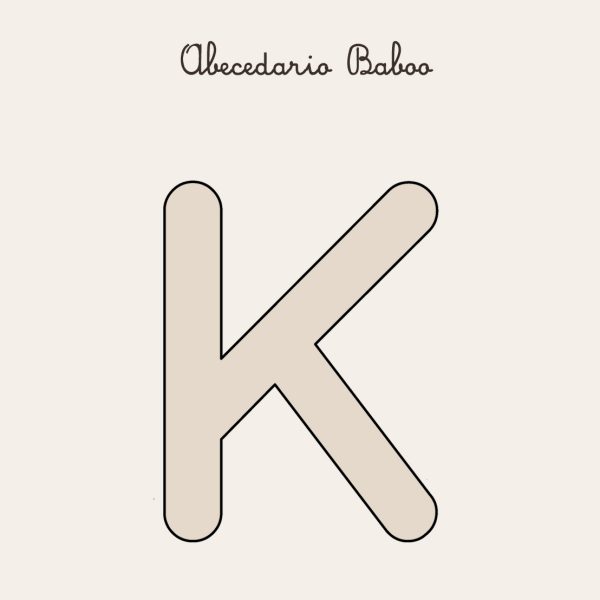 ABECEDARIO Baboo lettera K PDF